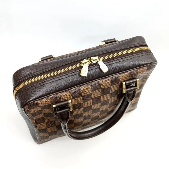 ✨️💎AUTHENTIC LOUIS VUITTON BRERA DAMIER EBENE HANDBAG - Picture 8 of 16